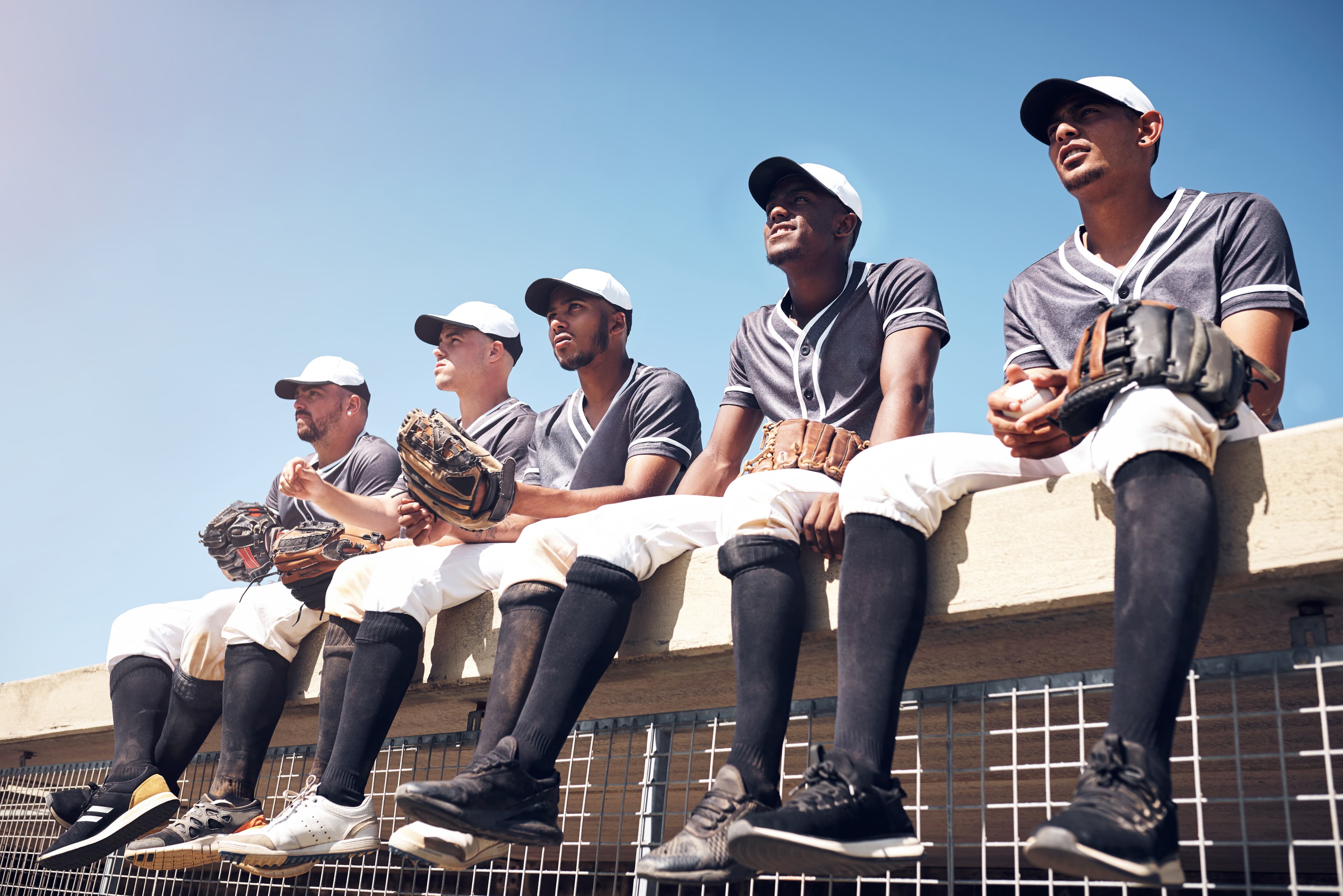 Baseball players in uniform